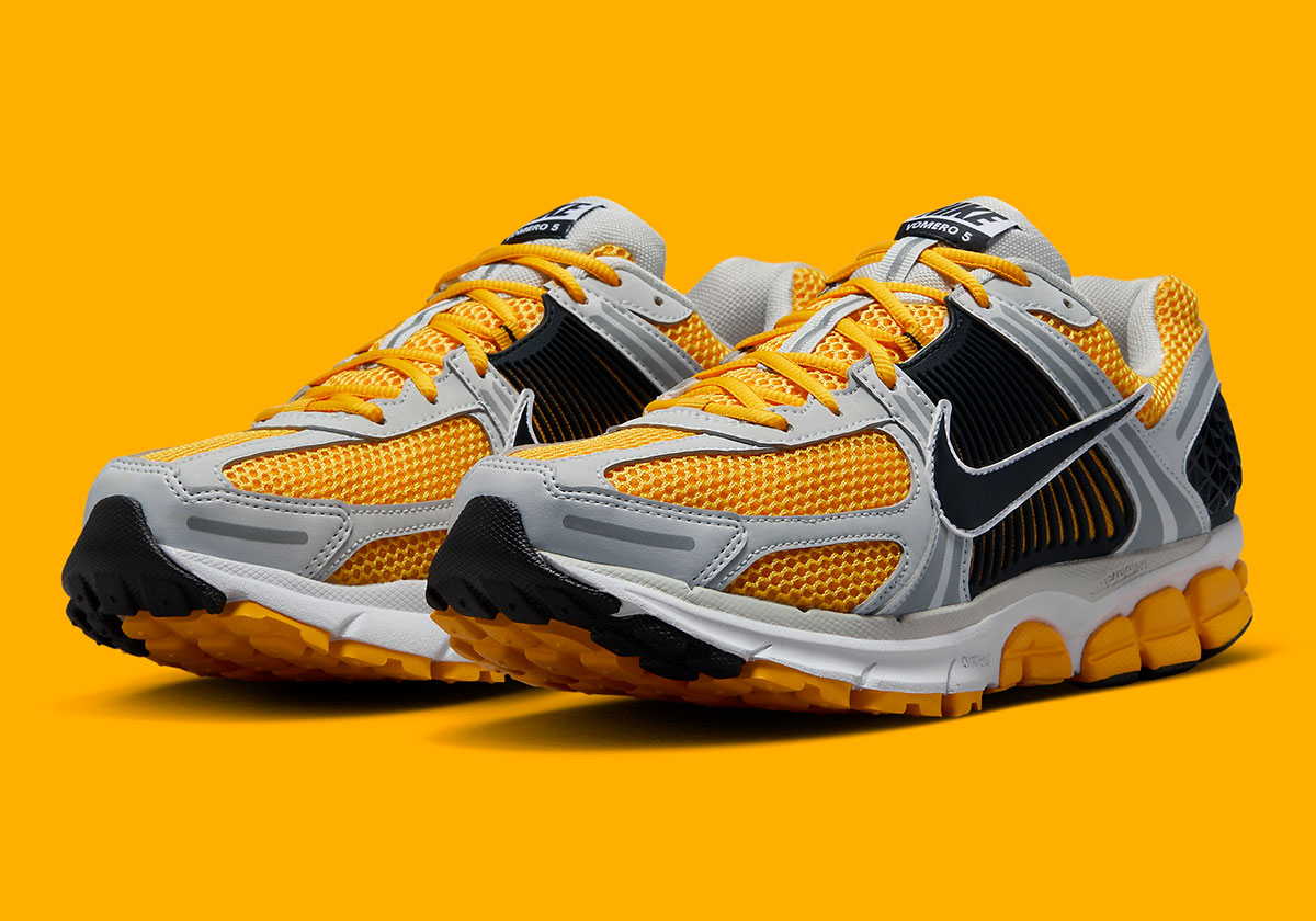 Shades Of Citrus Yellow Appear On The Sail Nike Zoom Vomero 5
