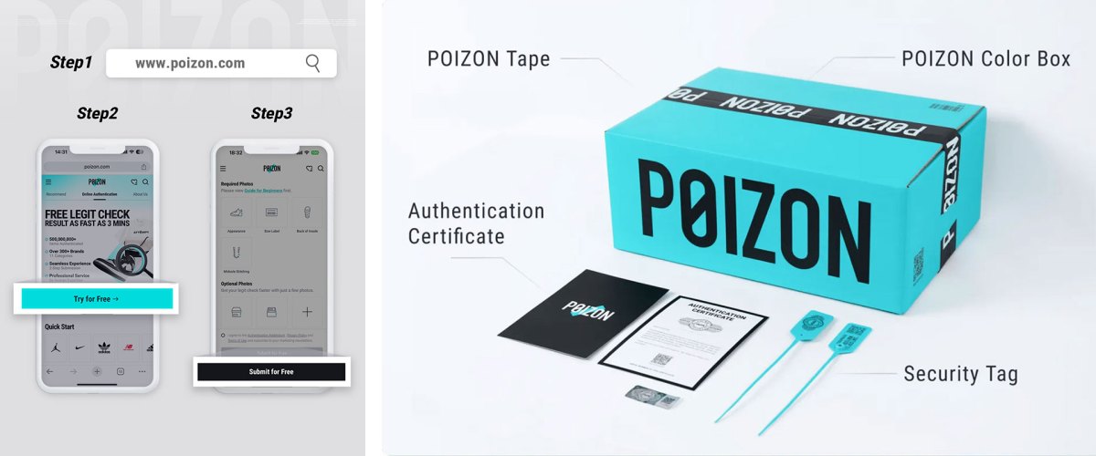 POIZON App Authentication Eliminating Fakes