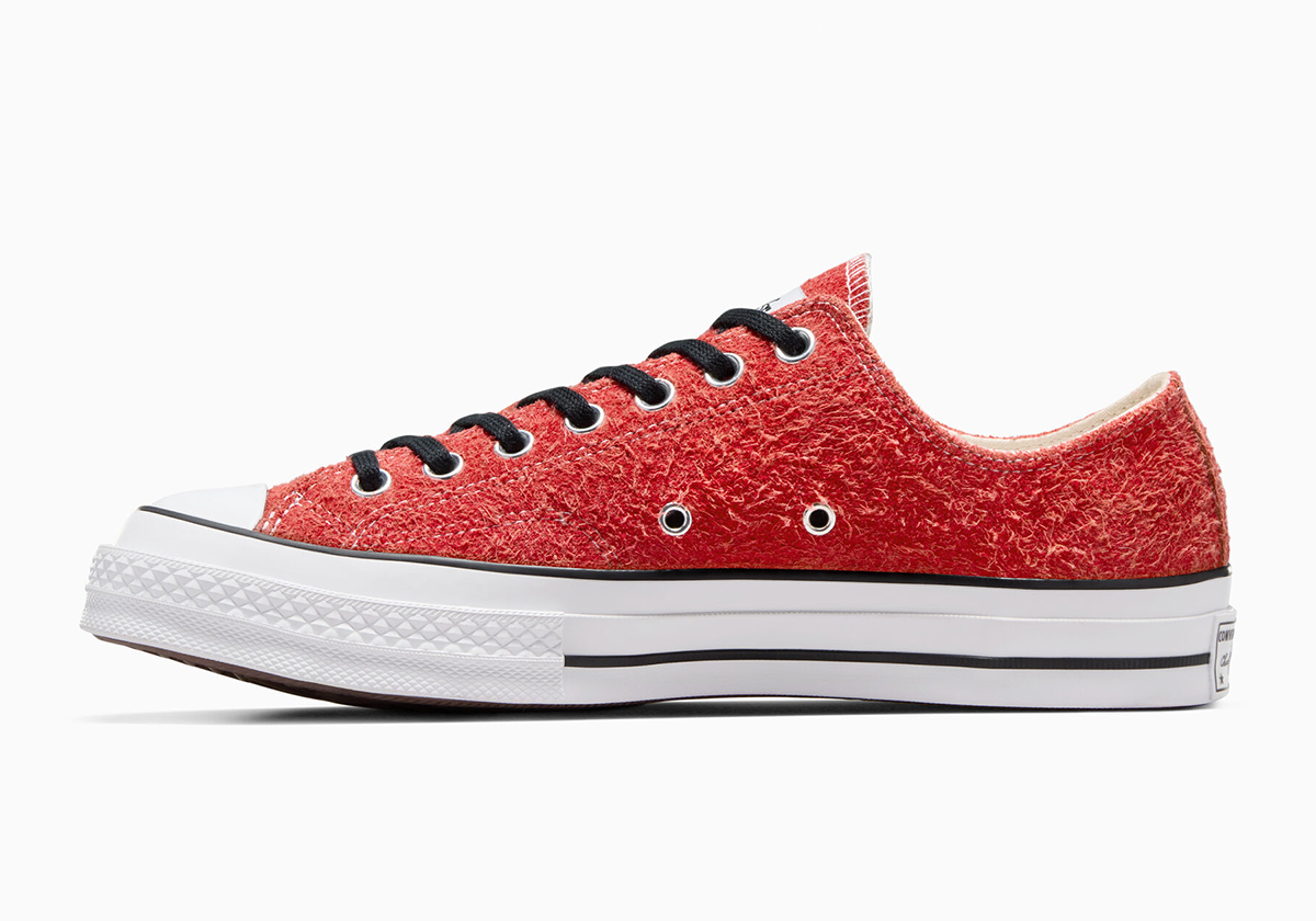 Stussy Converse Chuck Taylor All Star Canvas Shoes Leisure Wear-resistant Non-Slip High Tops 155457C Poppy Red A07664c 7