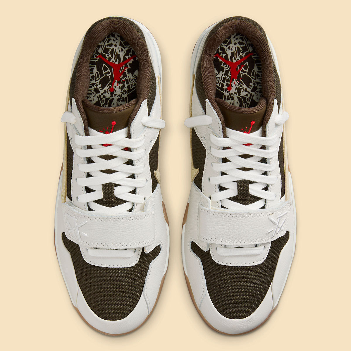 Travis Scott Пуховик парка nike air jordan Tr Sail Muslin Black Fire Red Fz8117 100 7