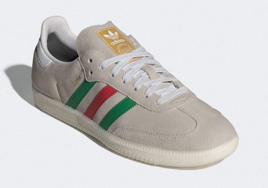 The adidas Samba "Italy" Features The port Of The Nation's Flag