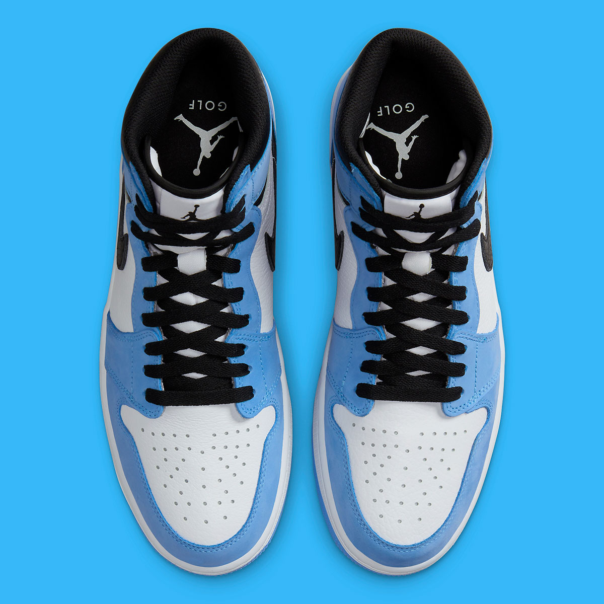 Nike Aleali May x Wmns Air Jordan 1 High Zoom Comfort Califia DJ1199-400 Golf University Blue Black White 7