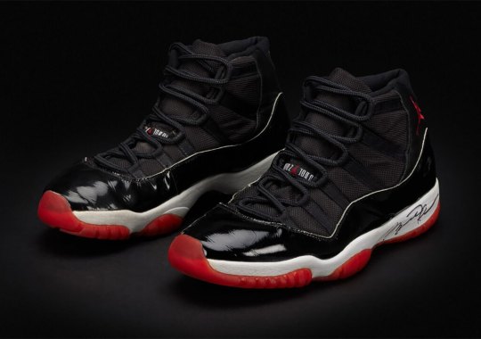 Michael Jordan’s Game Worn Air Jordan shipping 11s From The 1996 NBA Finals Sell For $482,600