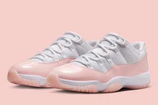 Official Images Of The Air Jordan chernyj 11 Low “Legend Pink”