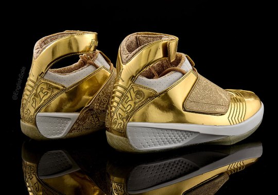Drake's Gold Dipped Air Jordan 20 PE Emerges