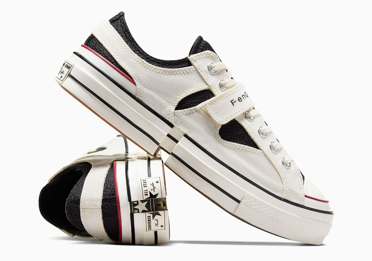 Шкіряні черевики converse Teniși CONVERSE One Star Ox 165033C Gold Dart White Black A08857c 6