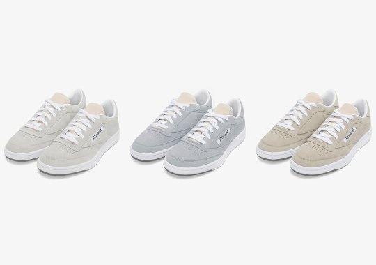 The JJJJound x Reebok Club C Suede Collection Drops May 9th
