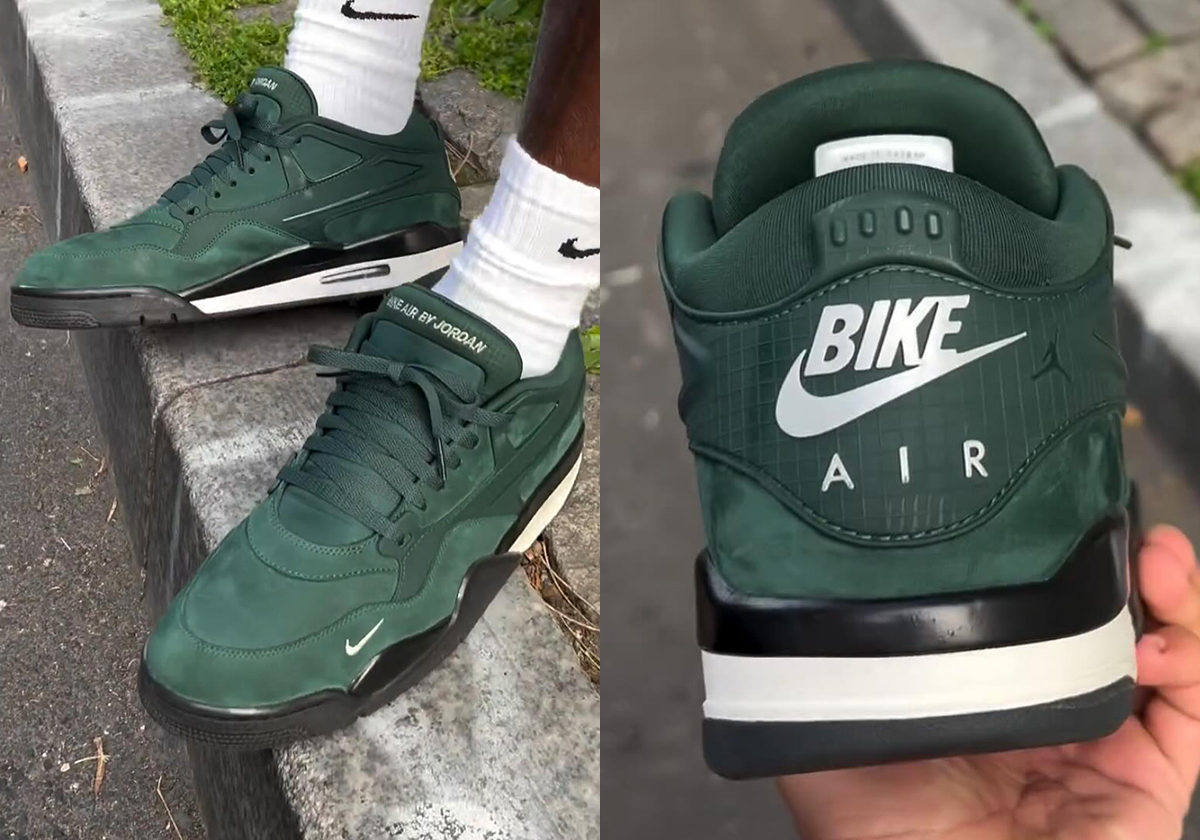 Nigel Sylvester’s “Bike Air” Jordan 4 RM Revealed In “Pro Green”