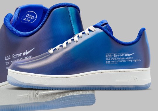 A Second, Individually Numbered braces Nike Air Force 1 “404 Error” Appears