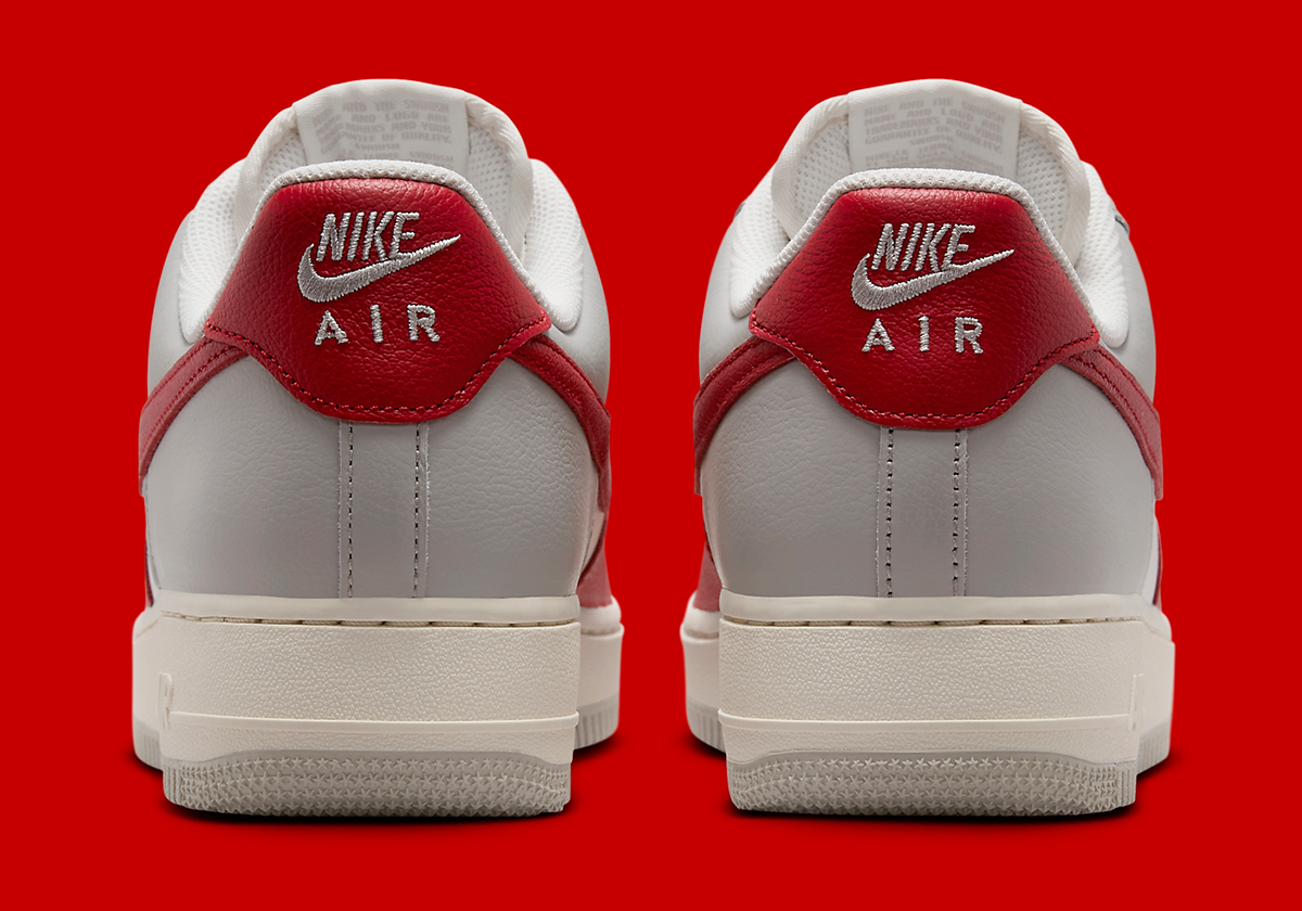Nike Air Force 1 Low Light Iron Ore Gym Red Pale Ivory Hj9094 012 5