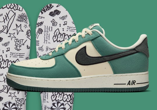 Notebook Scribbles Adorn This Nike gym Air Force 1 Low