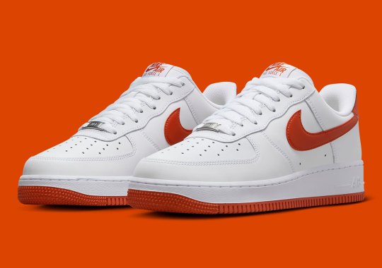 nike male Adds “Cosmic Clay” Accents To The Air Force 1 Low