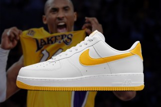Kobe Bryant Fans Need This Nike sleeve Air Force 1 Low “University Gold”