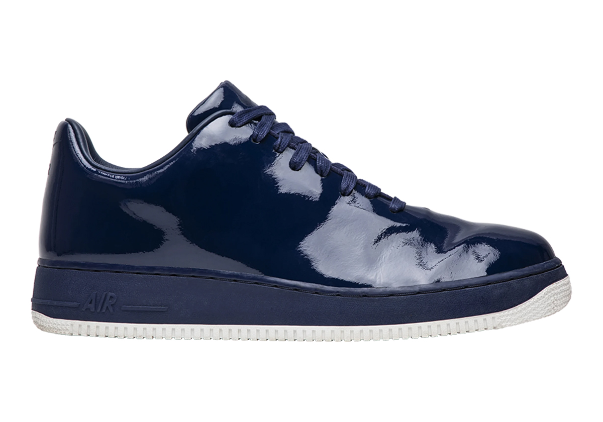 nike Black air force 1 supreme patent leather 2006 navy