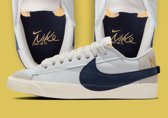 The Nike CI9928-010 Blazer Low Jumbo Joins The “Olympic Nouveau Classique” Pack