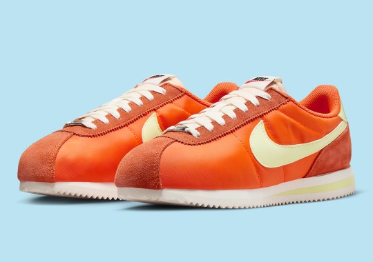 "Safety Orange" Brightens A Radiant Nike Cortez