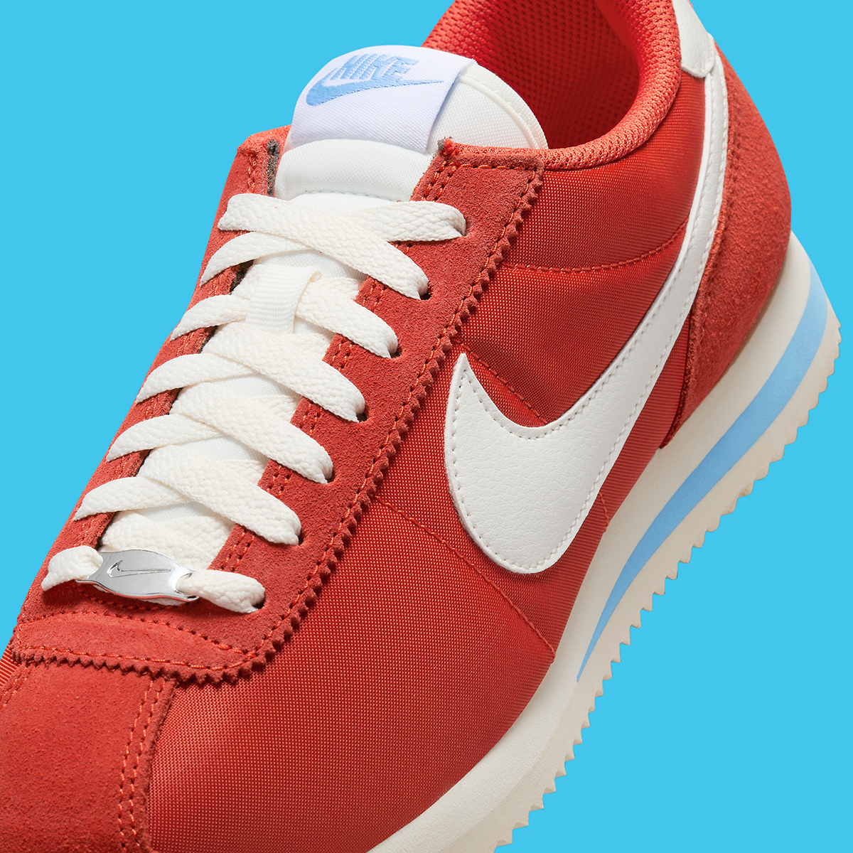 cortez nike red and blue