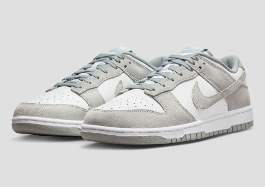 The Nike Dunk Low SE Gets A Clean “White/Light Pumice” Look