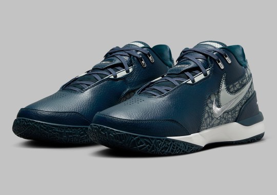 The Nike Zoom LeBron NXXT Gen AMPD Wears “Georgetown” Colors