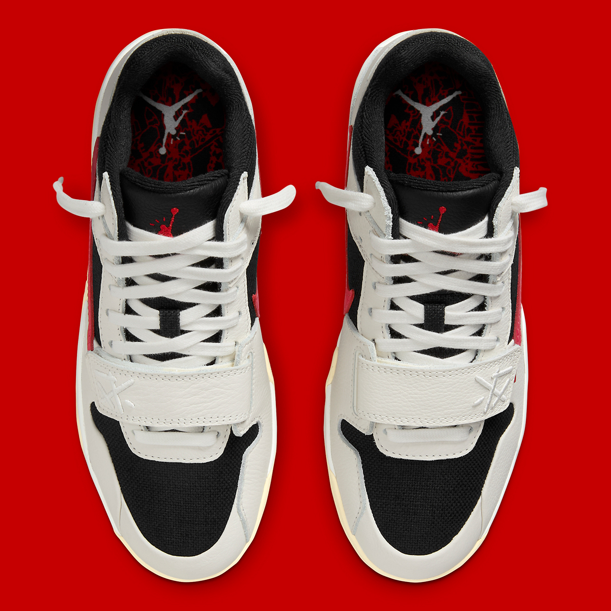Travis Scott Dropping this weekend is a brand new Jordan retro for the grade schoolers Tr Sail University Red Black Muslin Fz8117 101 8