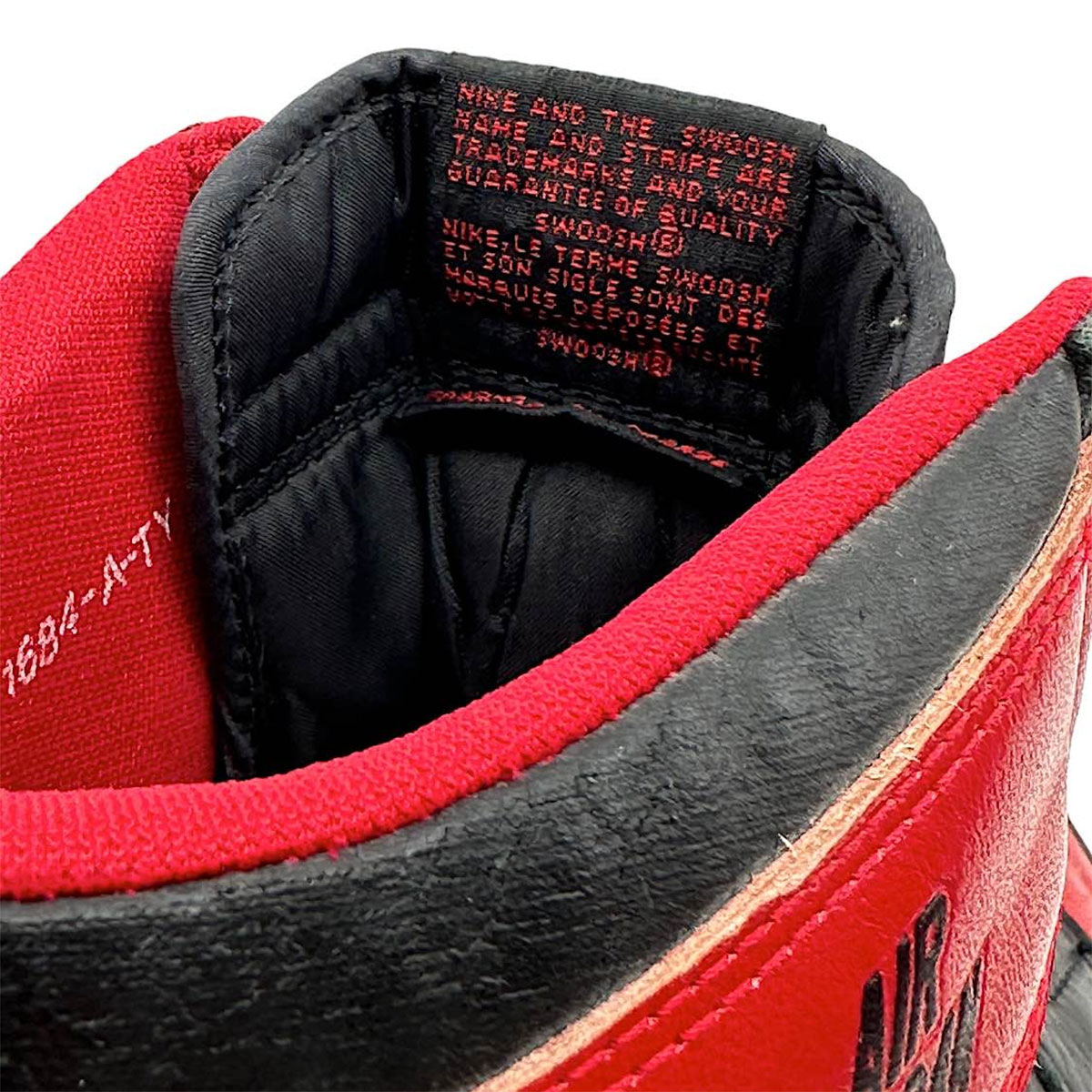 Air Jordan 1 Letter Prototype Black Red 4