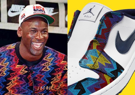 The Air Jordan 1 Golf Mule “Figstraw But Net” References Michael Jordan’s Infamous Sweater