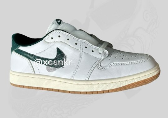 Detailed Images Of The Air Retro jordan 1 Low OG “Oxidized Green”
