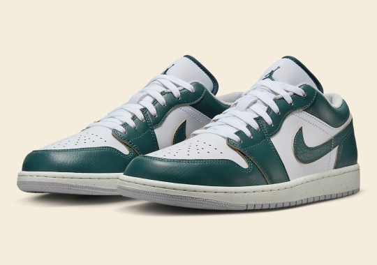 The Air jordan new 1 Low Spruces Up In “Oxidized Green”