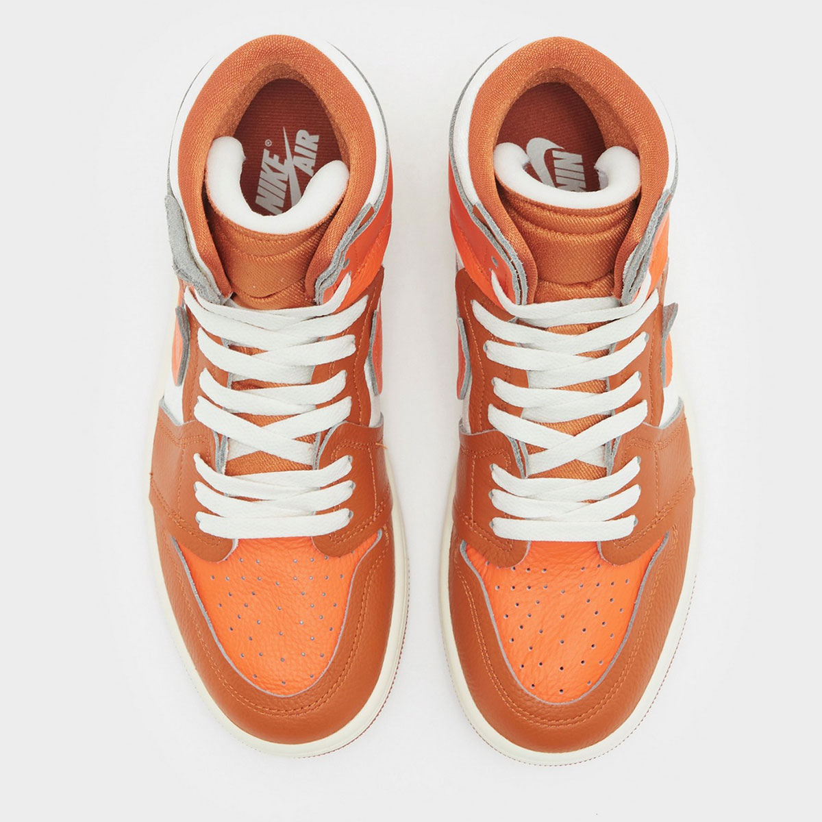 This Air Jordan 1 Centre Court Features Unfinished Wings Embroidery Method Of Make Safety Orange White Burnt Sunrise Sail 6