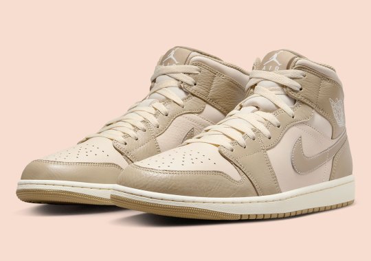 The Air Jordan 1 Low Patent Panda "Legend Light Brown" Is Available Now