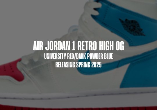 Air Jordan 1 Retro High OG “Varsity Red/Dark Powder Blue” Coming Spring 2025