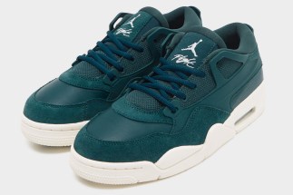 Official Retailer Images Of The Air Jordan 4 RM “Oxidized Green”