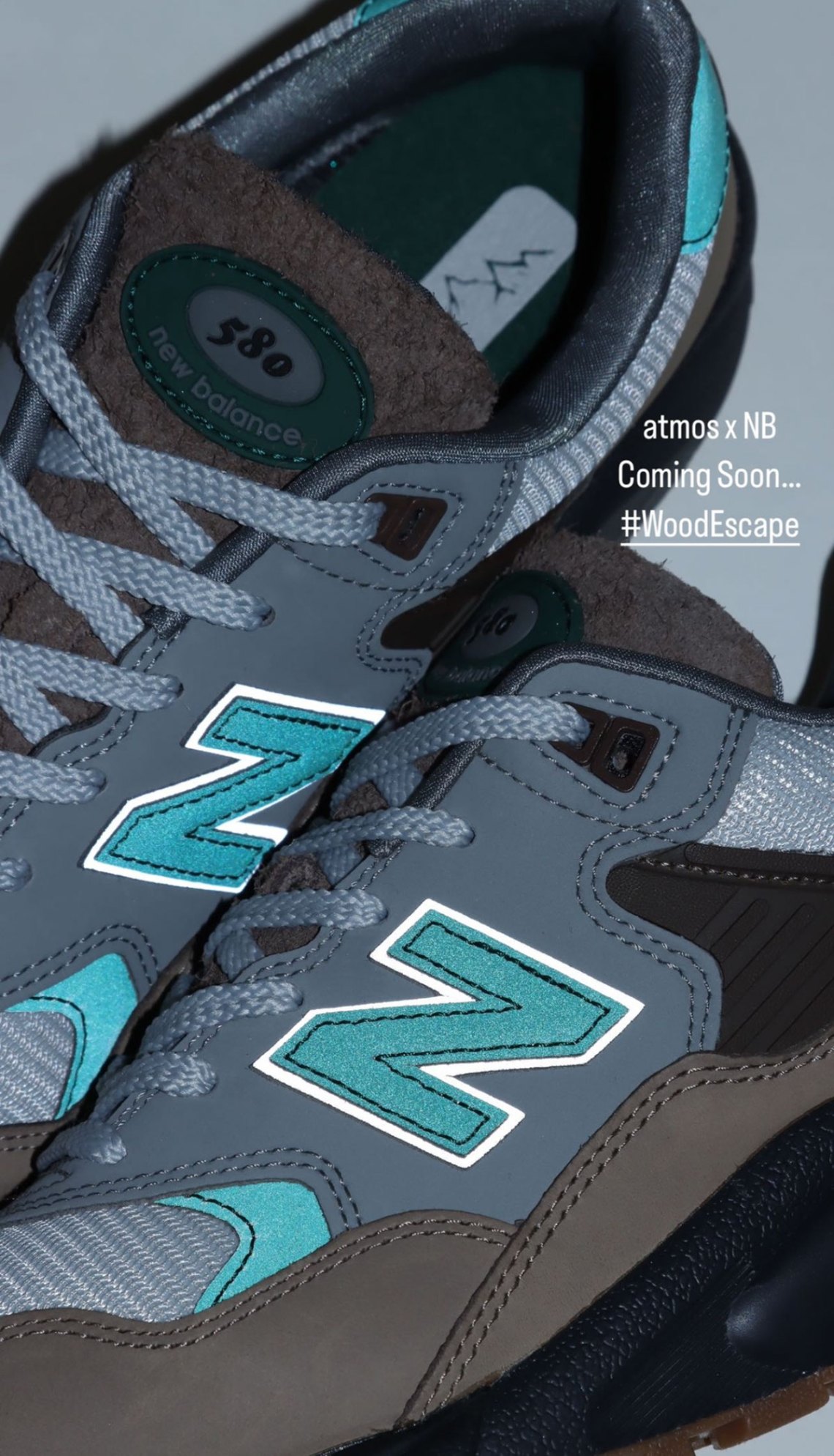 Atmos New Balance 580 Wood Escape Release Date 2