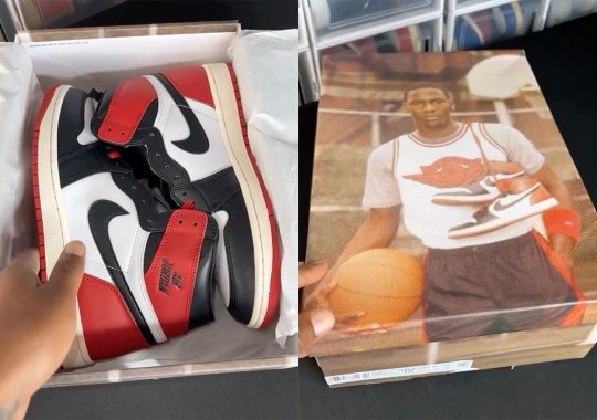 The Air Jordan 1 “Black Toe Reimagined” Comes With A Special Shoebox