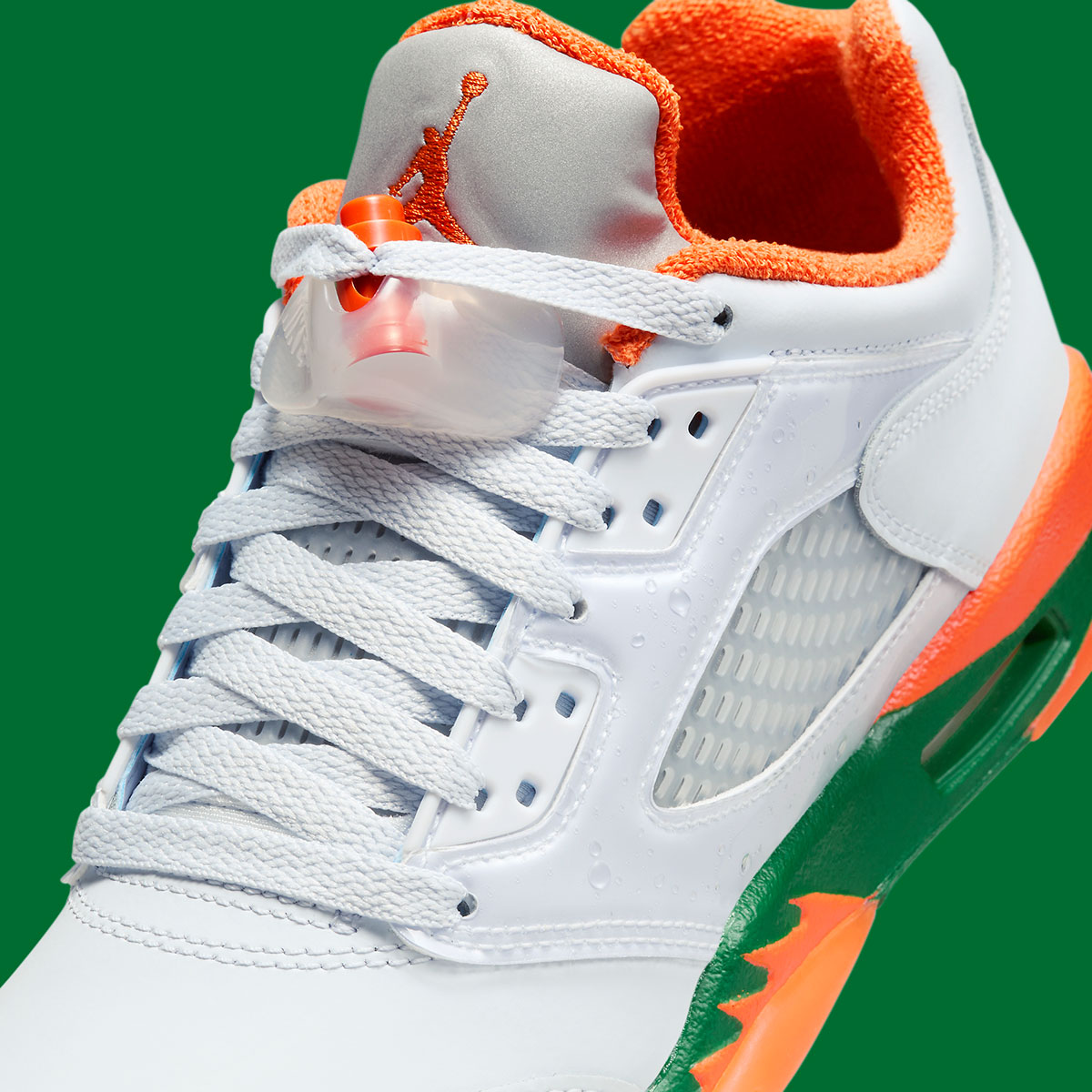 Jordan 5 Low Miami Https:::sneakernews.com:2024:05:15:air Jordan 5 Low Gs Football Grey Brilliant Orange Pine Green Fq1293 018 4
