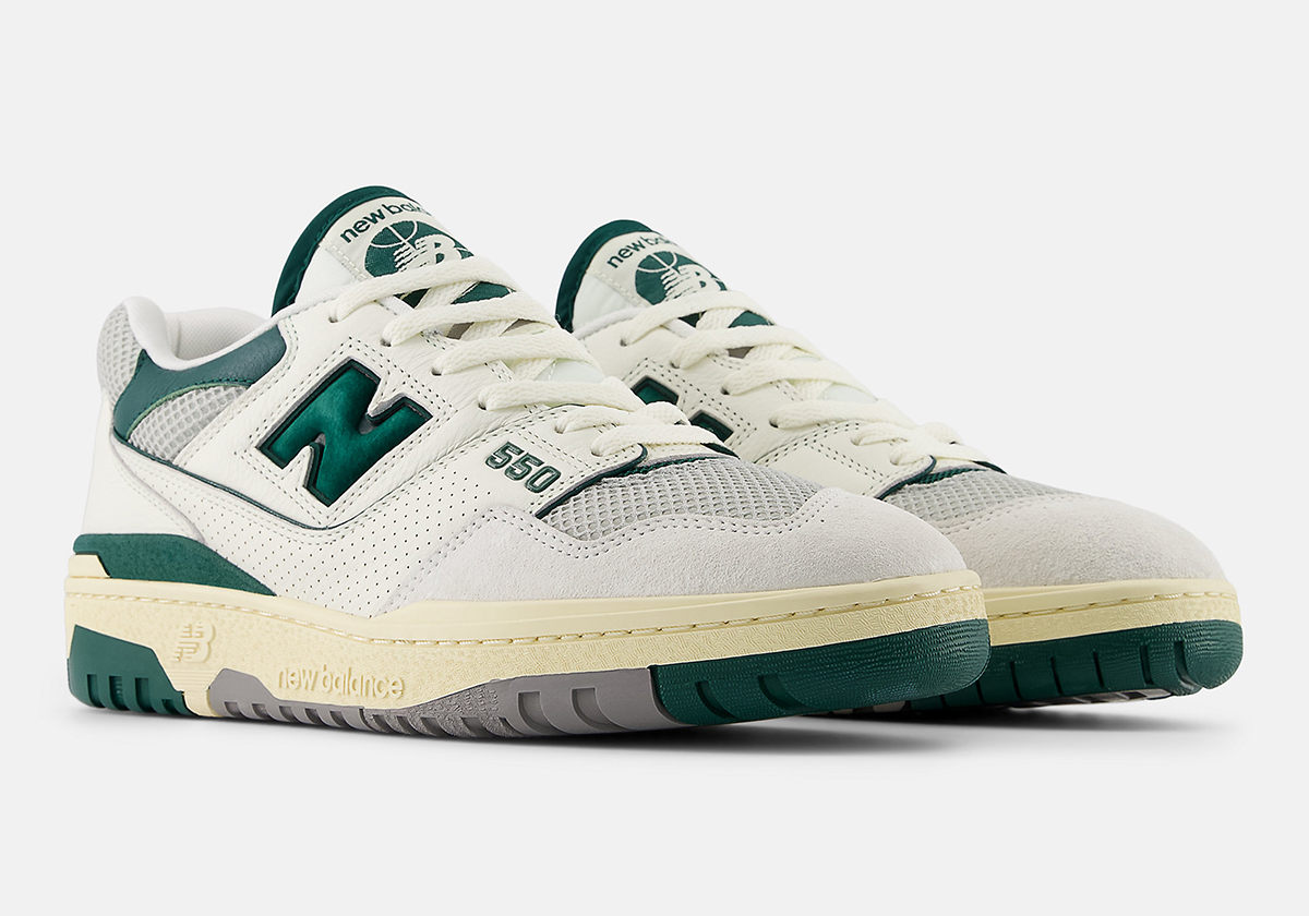 New Balance do biegania Granatowe Sea Salt Marsh Green Bb550cpe 2