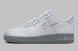 The Nike colorways Air Force 1 Jewel Returns In A Greyscale Execution