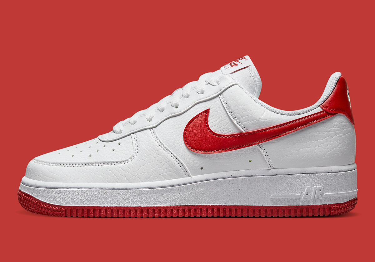 Nike Air Force 1 Low Next Nature White Red Dv3808 105 9