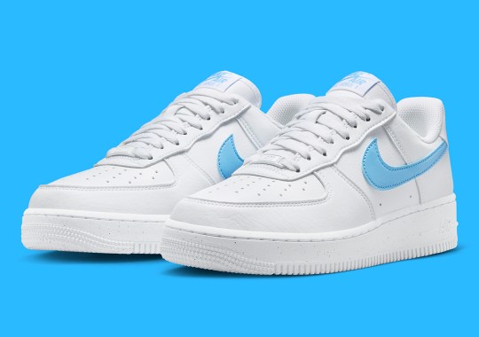 “University Blue” Lights Up The edition Nike Air Force 1 Next Nature
