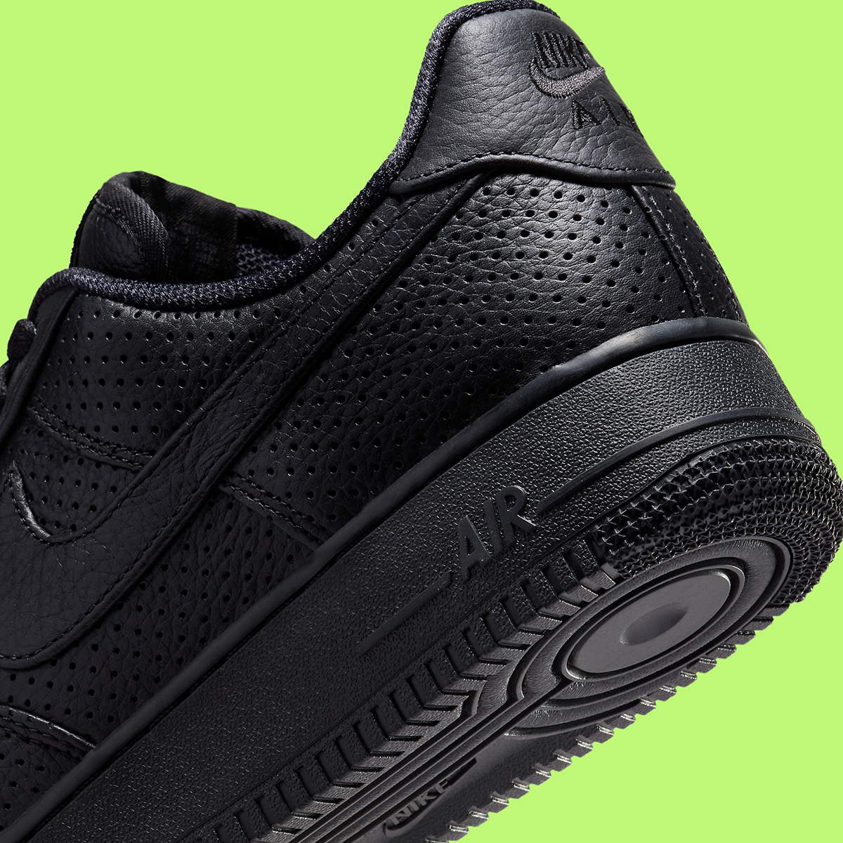 Nike Air Force 1 Low Perforated Leather Hf8189 001 1