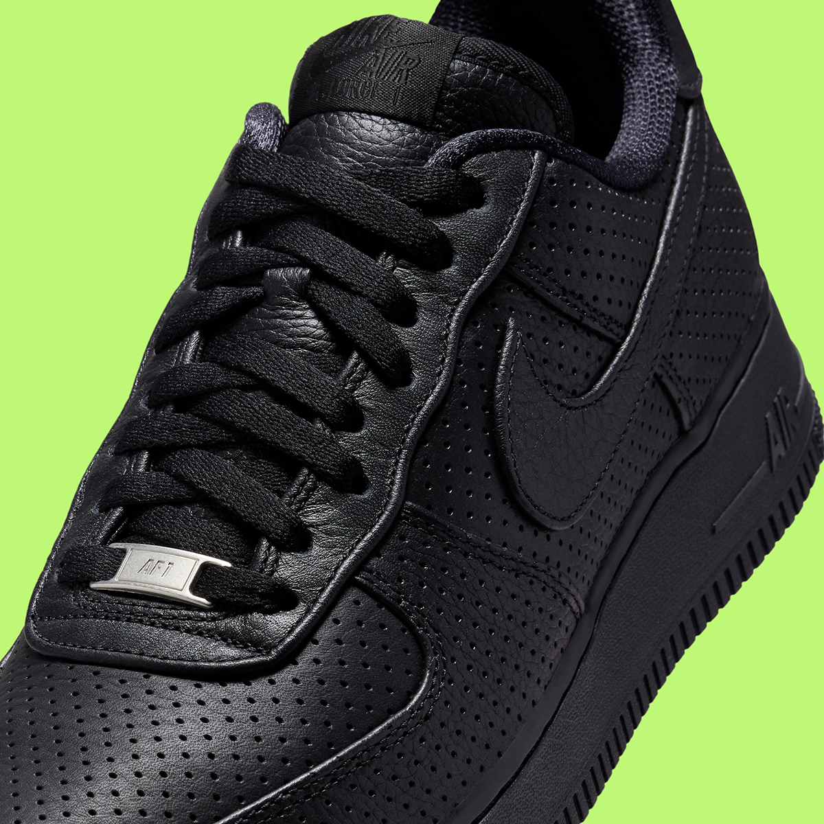 Nike For Love of the City pack BLACK nike is releasing exclusively at Foot Lockers House of Hoops Low Perforated Leather Hf8189 001 2