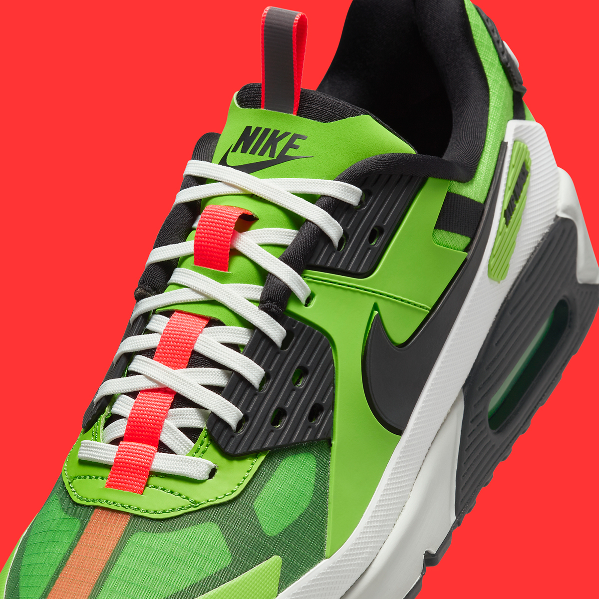 Nike Air Max 90 Drift Action Green Black Bright Crimson Fb2877 300 4