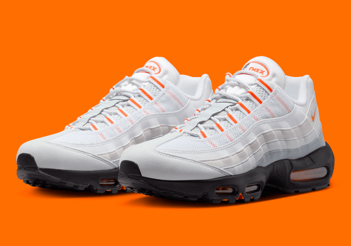 The Nike Air Max 95 Works In "Safety Orange" Accents
