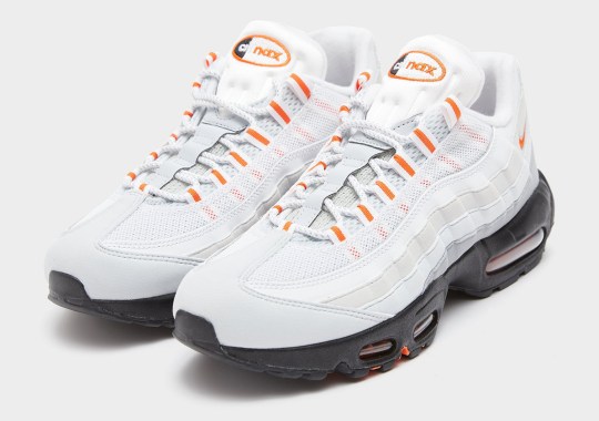 The porter nike Air Max 95 Works In "Safety Orange" Accents