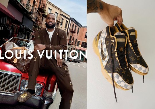 Check Out This Epic and Nike LeBron Custom Made From Authentic Louis Vuitton Bags