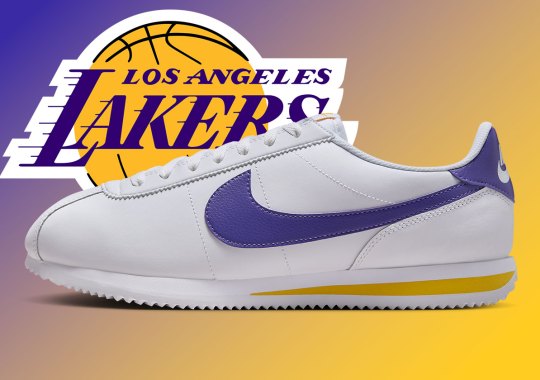Everyone In Los Angeles Will Need This amazon nike Cortez “Lakers”