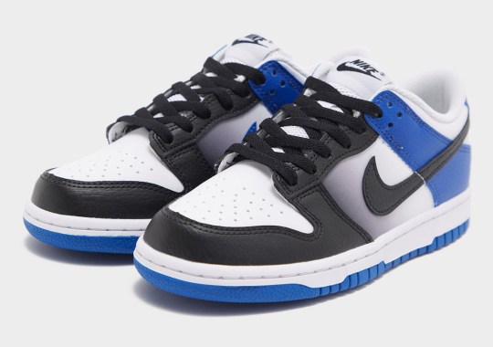 A Gradient Quarter Hits The Nike Dunk Low GS "Astronomy Blue"