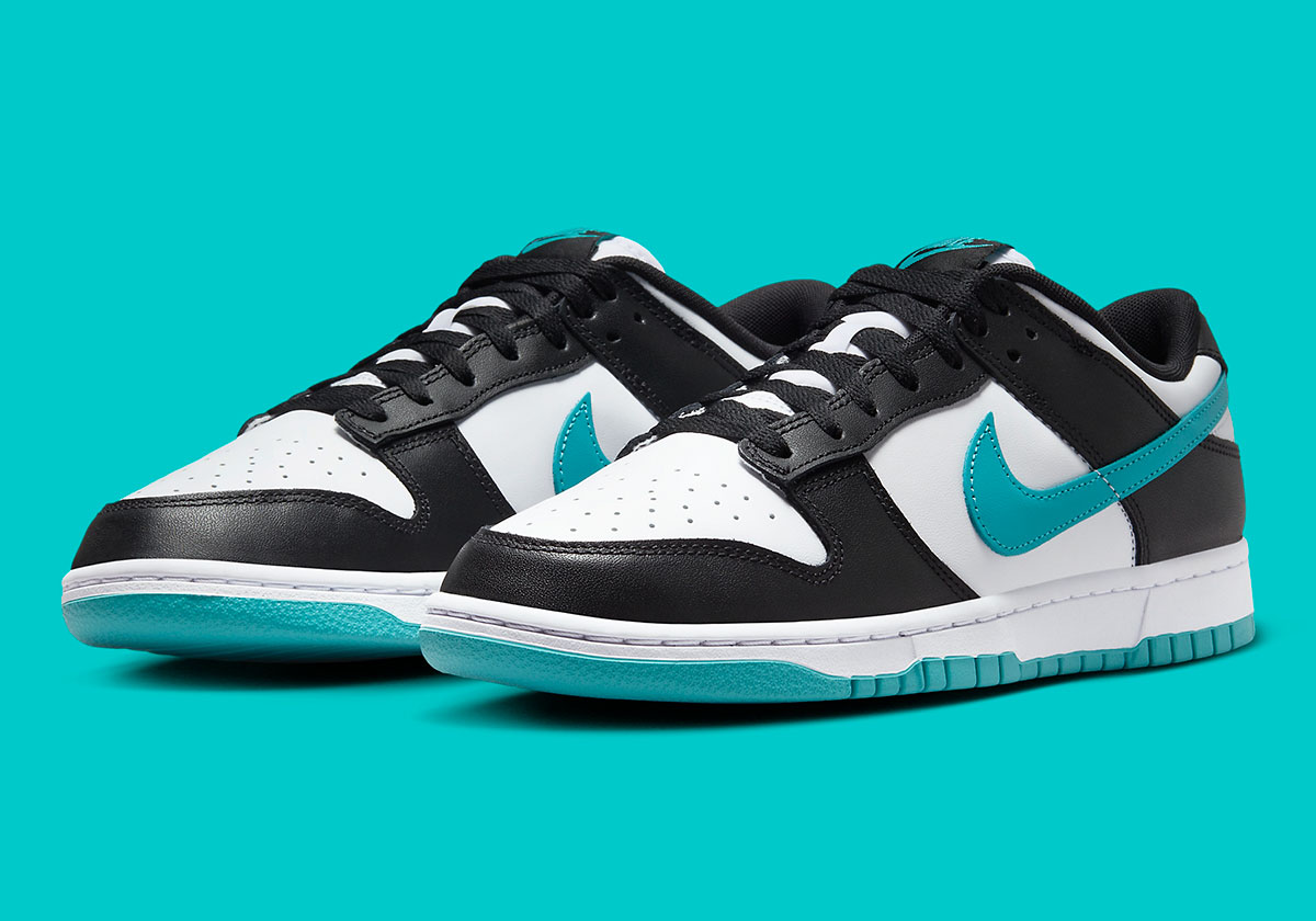 nike cheap Pairs Dusty Cactus Accents With A Panda Dunk Base