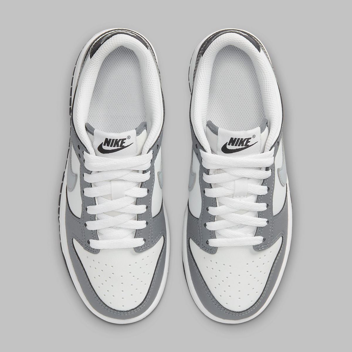 Nike Dunk Low Gs Grey Gradient Swoosh Hm9617 001 5
