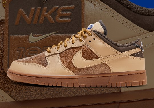 A Multitude Of Browns Appear On The Nike White Dunk Low LX “1972”